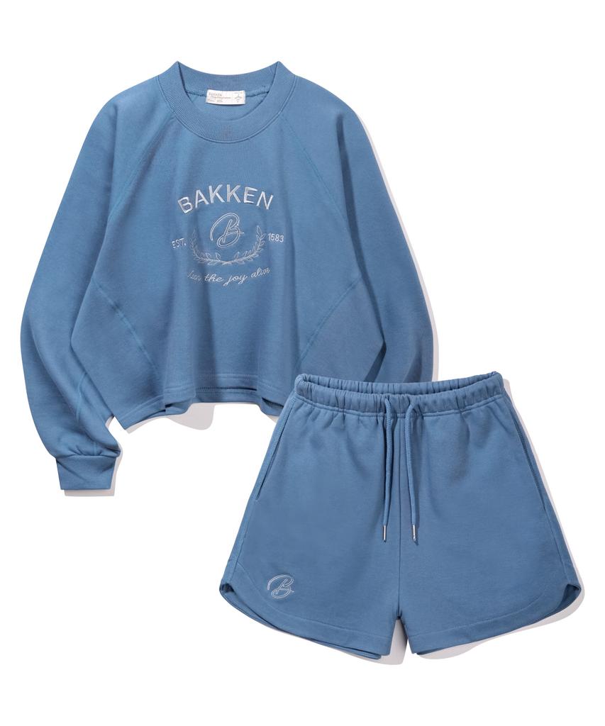 BAKKEN Signature Logo Sweat Set Bk4998_2998_Blue