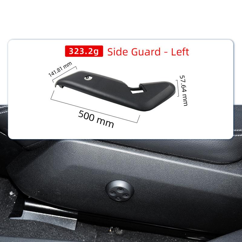 Front Left Seat Side Trim Cover & Seat Side Cover Cap for Mercedes-Benz W212 W463 CLS218 2129182530 2129181130