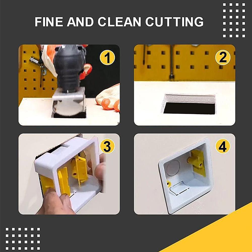 Square Slot Cutter Woodworking Square Hole Cutting Tool Square Hole Cutting Saw Blade Square Groove Cutter