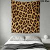 Leopard Print Wall Tapestry Aesthetic Wall Hanging Printed Fabric Blanket Decorative Tapestries for Bedroom Living Room Home Decor