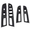 Car Carbon Fiber Window Glass Lift Button Trim Switch Cover Door Armrest Panel for Subaru WRX/WRX STI 2015- LHD