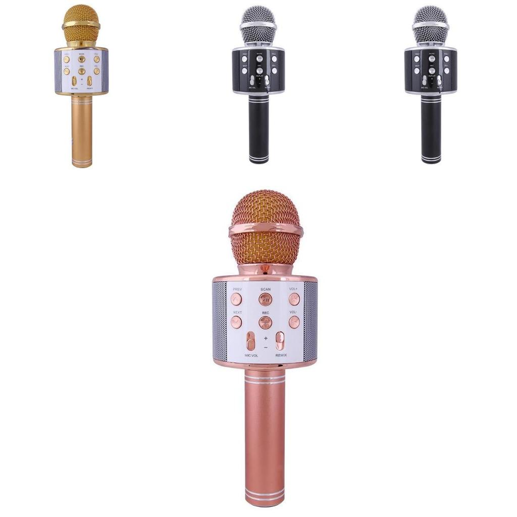 Wireless Bluetooth Microphone Handheld Ktv Mini Portable Speaker Usb Player For Home And Ktv