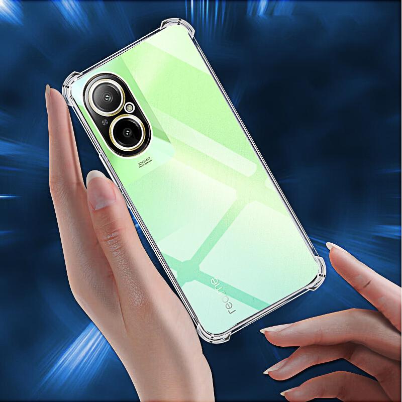 Safety Case for Oppo Realme C67 4g 5g C55 C53 C51 C35 C33 2023 Back Tpu Clera Phone Cover Anti-Scratch Transparent Protector
