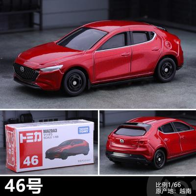 Takara Tomy Mazda3 SUV Металлическая модель автомобиля Литье под давлением и игрушечные транспортные средства Модель автомобиля Миниатюрная масштабная модель автомобиля Для детей Вне печати