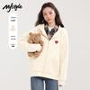 MJ STYLE Women's Hooded Milk Silk Cardigan