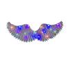 Kids Angel Wings Costume Prop Lighting Up Feather Wings Lightweight Fairy Wings for Cosplay