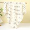Cartoon Print Double Layer Crinkle Muslin Baby Swaddle Blanket