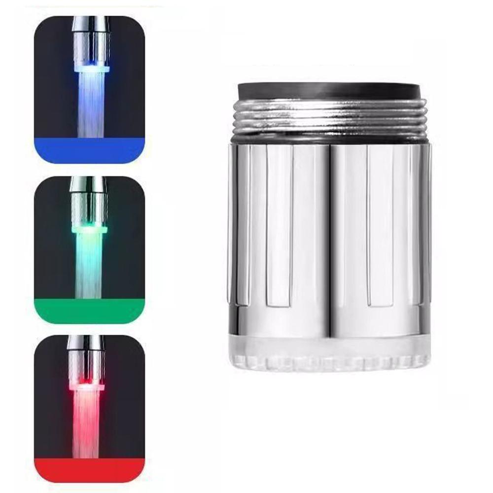 1/3/7 Colors Temperature Control Faucet Color Changing Temperature Sensor Shower Tap  Tap Sink