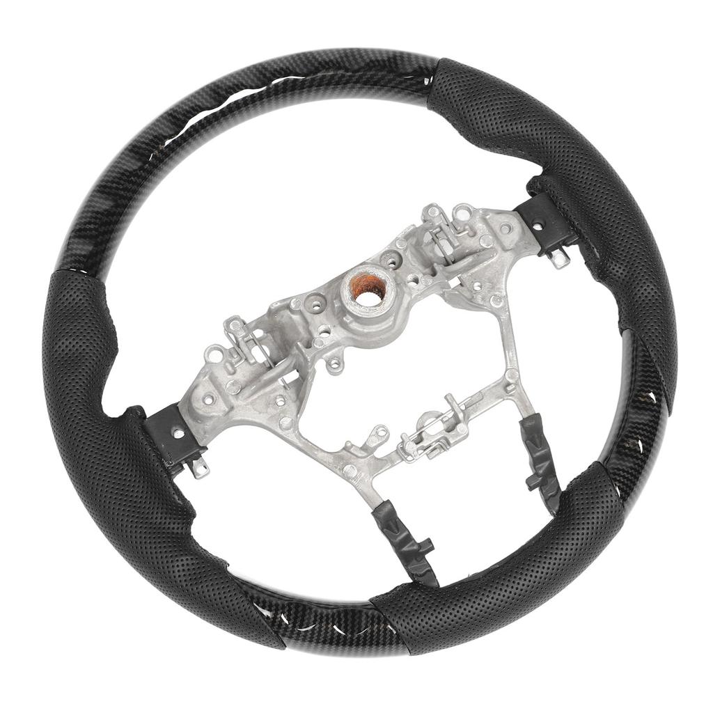 Руль с гидропечатью, перфорированная кожа, трехсекционный, замена для Hilux AN110 AN120 AN130 2015–2023, карбон