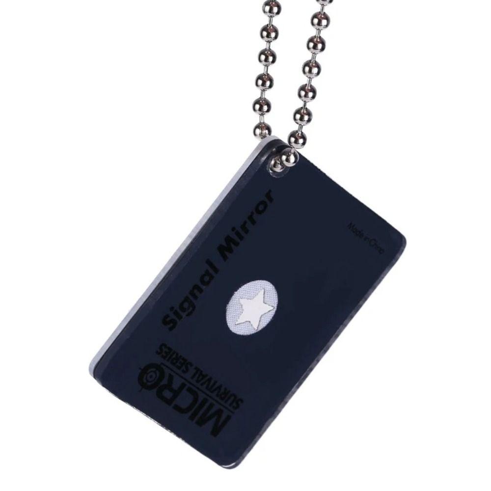 Reflective Rescue Mirror Practical Survival Mirror Outdoor Signal Mirror Outdoor Device