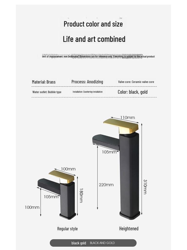 Digital Temperature-Control Faucet for Bathroom Sink