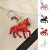1/4Pcs Keychain Pendant Mini Horse Design Christmas Ornament with Hanging Loop DIY