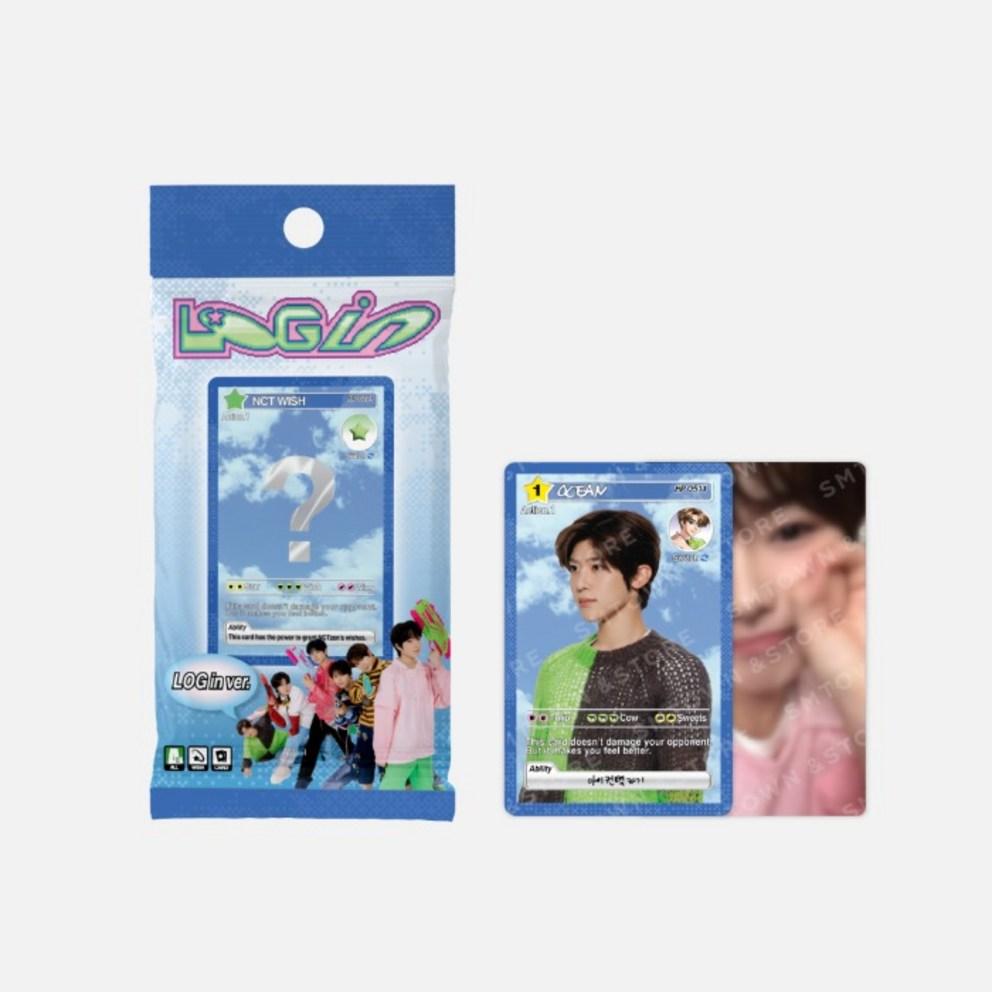 NCT Wish Pop Pop Случайная коллекционная карточка Официальные товары Подлинная фотокарточка