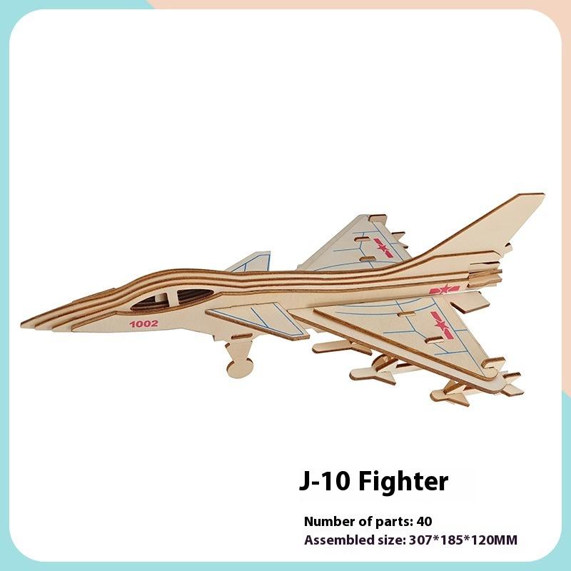 Моделирование Деревянная Игрушка Детская Самодельная Образовательная Сборка 3D Трехмерная Головоломка