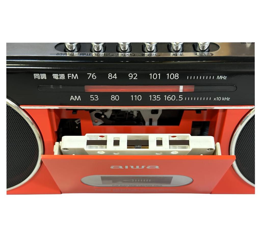 Aiwa radio cassette player audio RCP2 Red 4 AA 2 cloth set -G GAA4-RCP0002(RD) batteries,