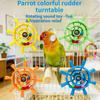 Parrot Rudder Turning Toys Fun To Relieve Boredom Decompression Birdcage Toys Accesorios Para Pajaros