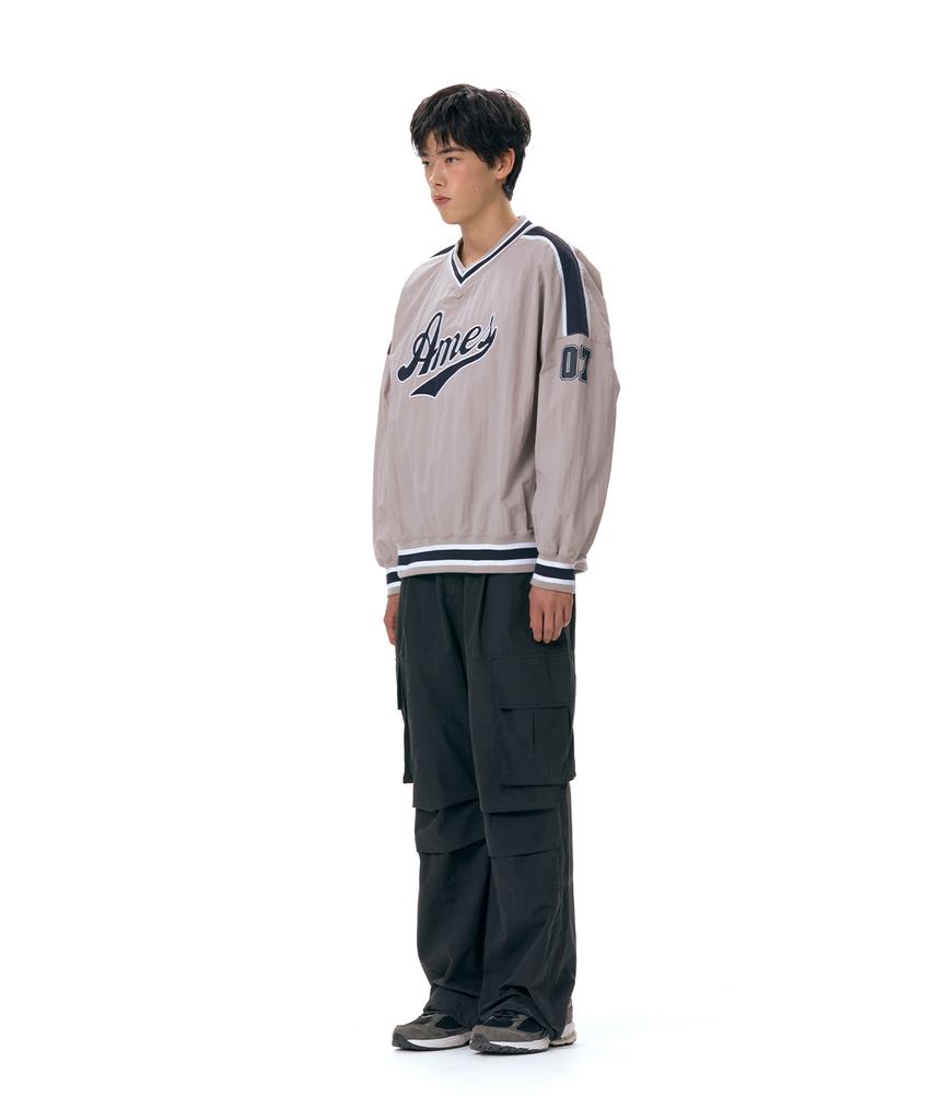 AMES-WORLDWIDE Nylon Hockey Jersey Gray (Am2Esum480A)