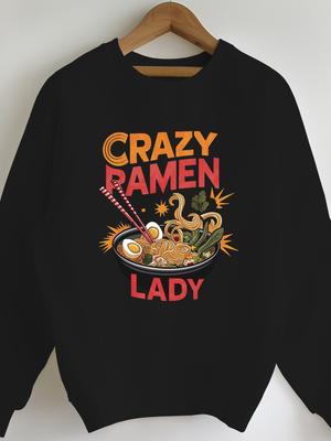 Женские свитшоты Crazy Ramen Lady