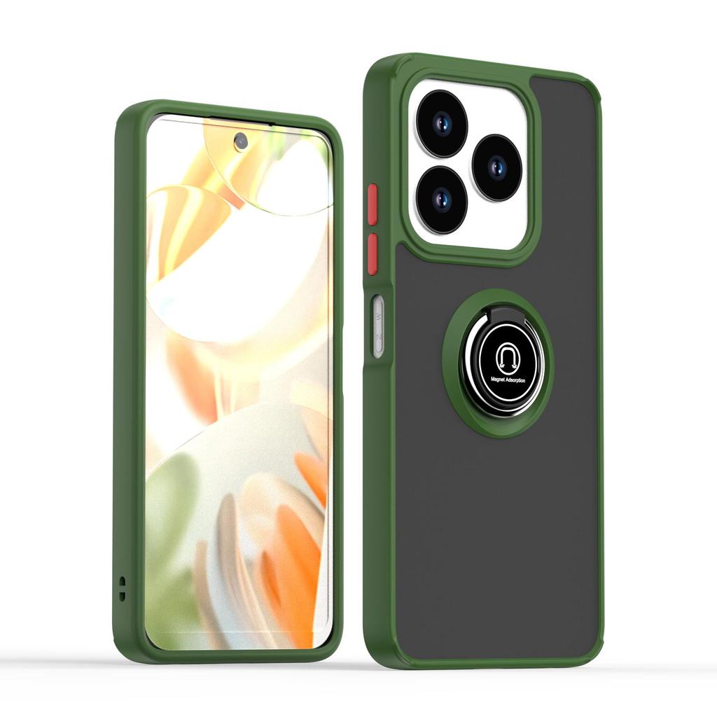 Магнитный чехол-подставка Qi Ying Gen 1 для ZTE V60 Axon60 - С покрытием soft-touch, противоударный чехол