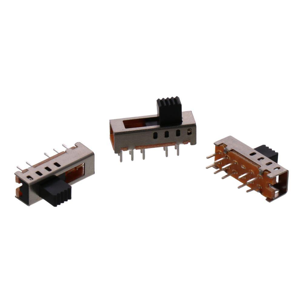 5pcs 10P 2P4T Toggle Switch SS-24E01 Micro Switch Miniature Micro Slide Switch