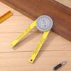 Professional Miter Saw Protractor Angle Finder Precision Miter Angle Finder for Carpenters Plumbers Bevel Protractor Woodworking