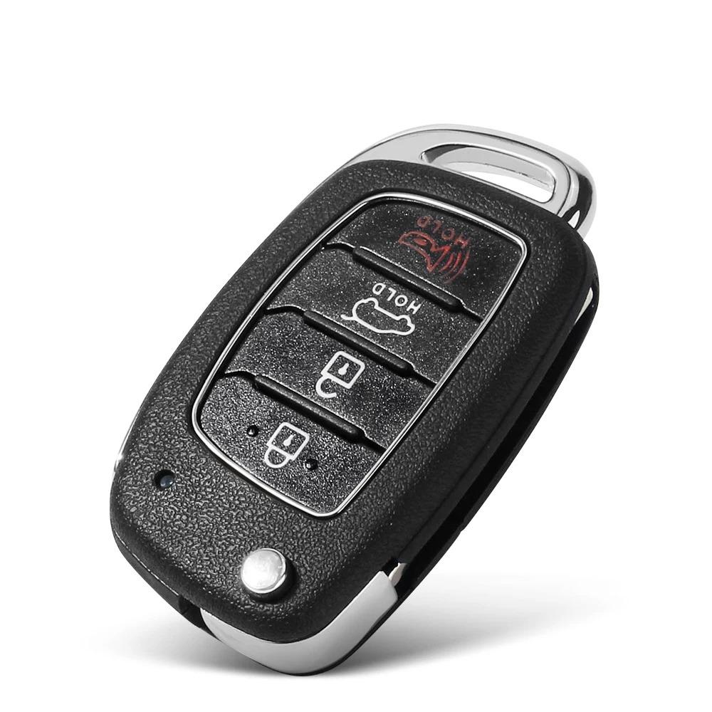 Корпус ключа дистанционного управления с 2/3/4 кнопками для Solaris Creta Ix25 Kona Tucson Sonata I40 Elantra Ix35 I20 Ix45 2017-2019