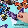 New 20PCS Butterfly Window Stickers Anti-Collision Window Clings Decals Reusable Glass Window Film Wall Stickers