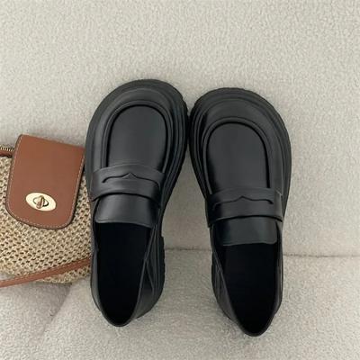 Обувь женская 2024 тренд британский стиль оксфорды с коротким носком черные балетки повседневные женские кроссовки женская обувь лоферы