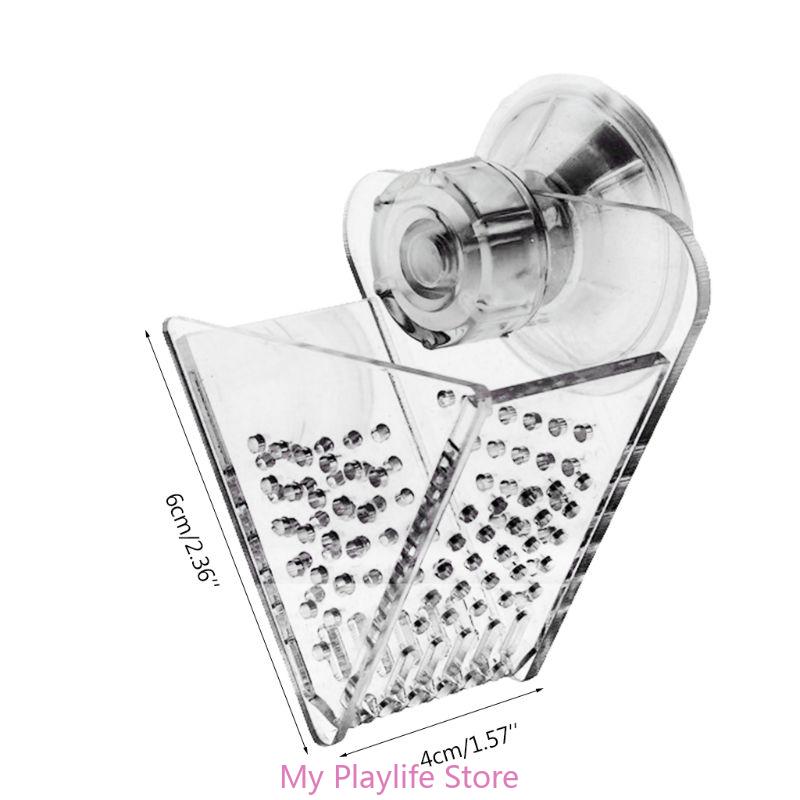 Акриловая кормушка для аквариума, прозрачная ловушка для пиявок, стаканчики для растений, креветки, живые красные черви, кормушка для рыб для аквариума, съемная