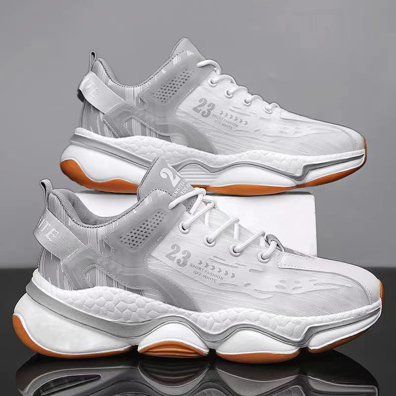 Новая мужская обувь, модные кроссовки на платформе, мужская повседневная обувь, трендовые легкие уличные кроссовки с мягкой подошвой