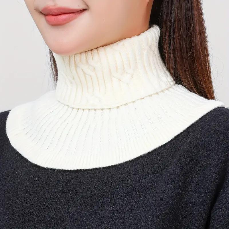 Solid Color Pullover Scarf Infinitely Elastic Autumn and Winter Cold Resistant Neck Collar Scarf