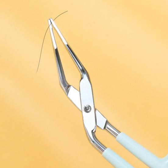 Щипцы для волос с закругленными краями. Экономия труда. Высокая твердость. Полезная удобная ручка. Пинцет для удаления бровей. Женская поставка.
