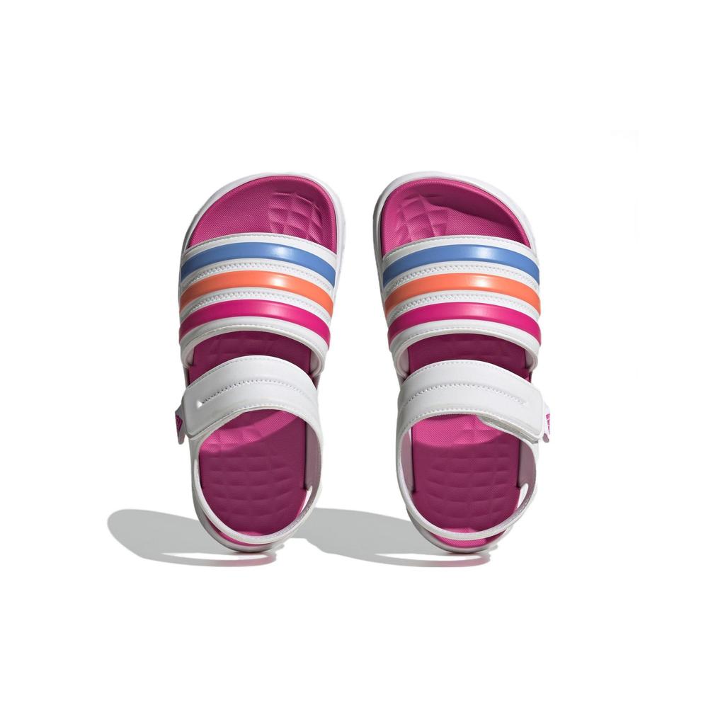 Adidas Duramo Sandals Lightweight Casual Sports Velcro Kids Sandals Kids Sandals White HP5835