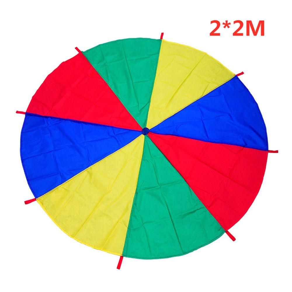 Kindergarten Rainbow Outdoor Camping Summer Sun Shelter Parachute Sport Toys Game Exercise