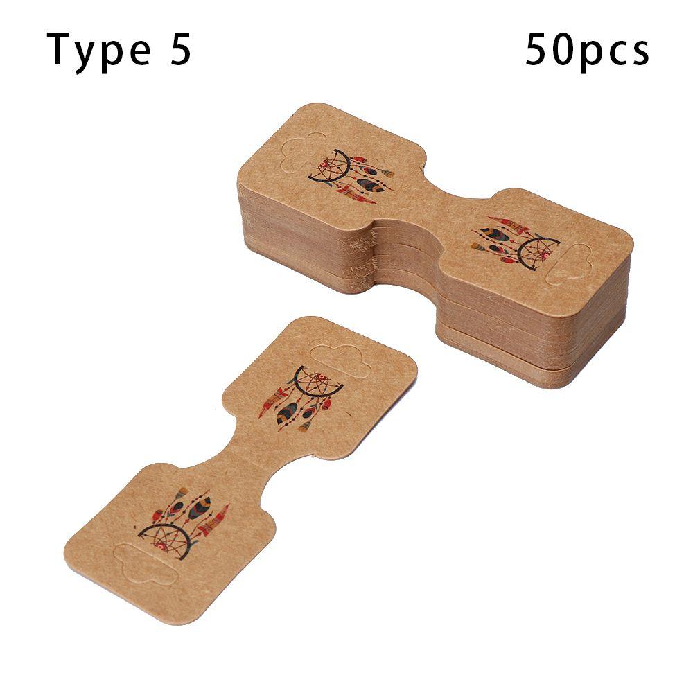 Necklace Bracelets Jewellery Packing Card DIY Package Hanging Blank Tag Display Holder Cardboard