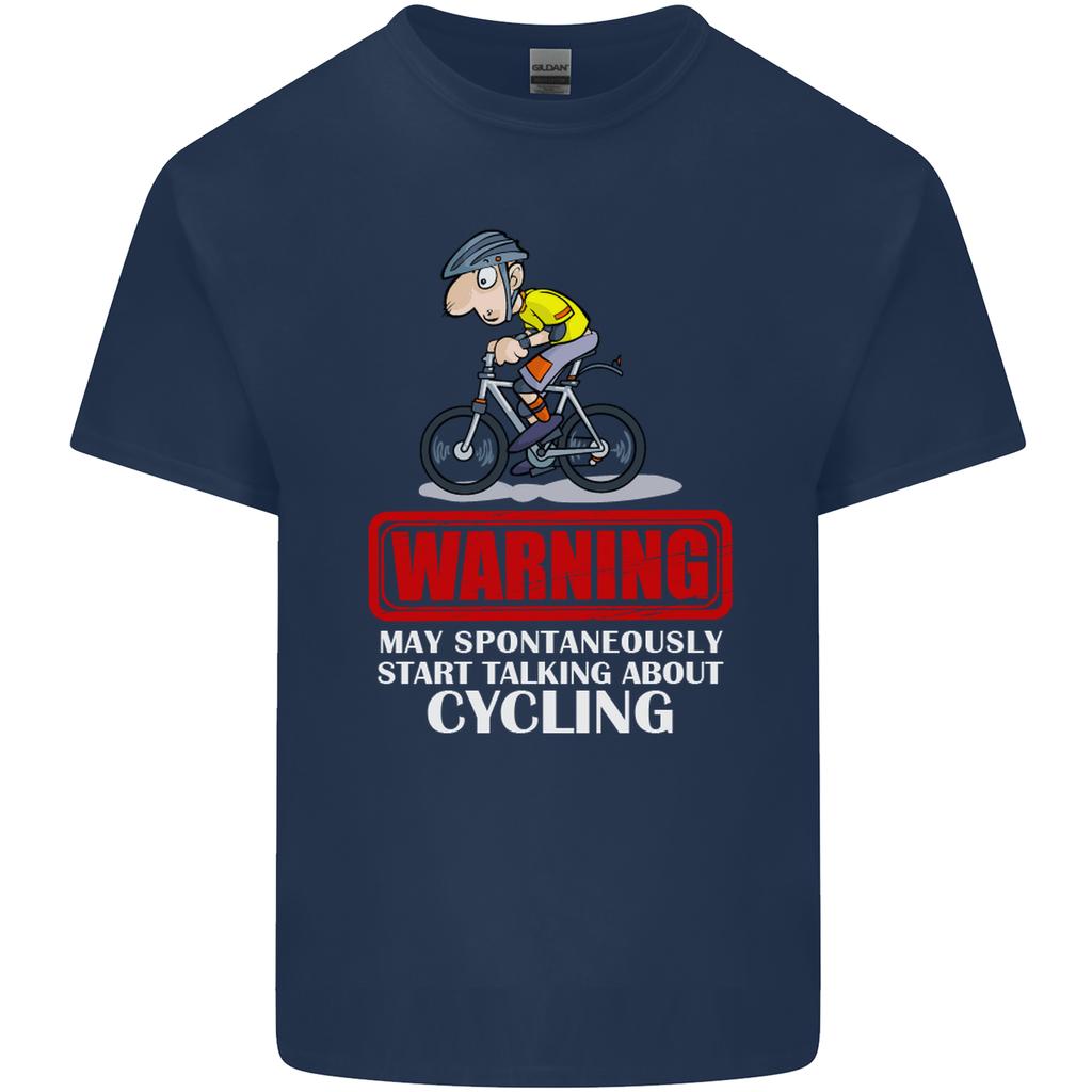 May Start Talking About Cycling Funny Unisexs Light Cotton TShirt