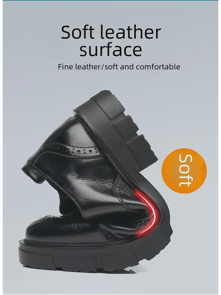 Мужские кожаные туфли, увеличивающие рост: 10см Бизнес, 8см Свадебные варианты в британском стиле