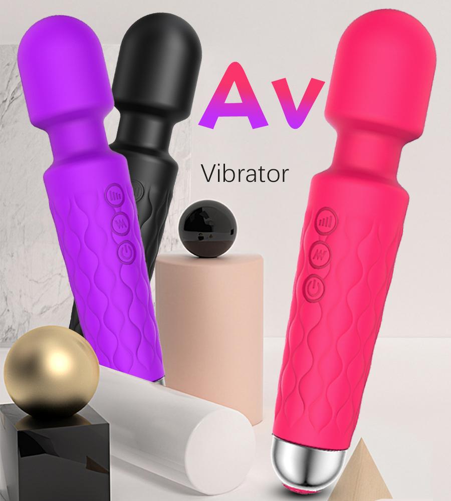 20-скоростной мощный вибратор клитора для женщин AV Magic Wand Массажер для точки G Стимулятор клитора Женский мастурбатор Секс-игрушки для взрослых