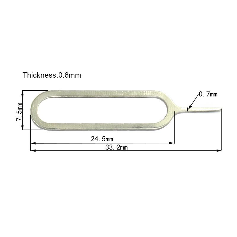 10 шт./компл., выталкиватель высокого качества, устройство для удаления лотка для iPhone, универсальный штифт для удаления карт для мобильного телефона, применимый к Android, популярный ювелирный аксессуар
