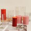 Supplies Party Clay Tools Clear Plastic Cylindrical Candle Mould Cake Decoration Church Soap Molds