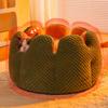 Luxury Comfortable Cactus Petal Cat Bed Anti-slip Washable Warm Fleece Indoor Sleeping Soft Round Pet House Beds and Furniture