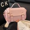 Portable Small Square Bag Women's New Versatile Solid Color Shoulder Bag Messenger Bag
