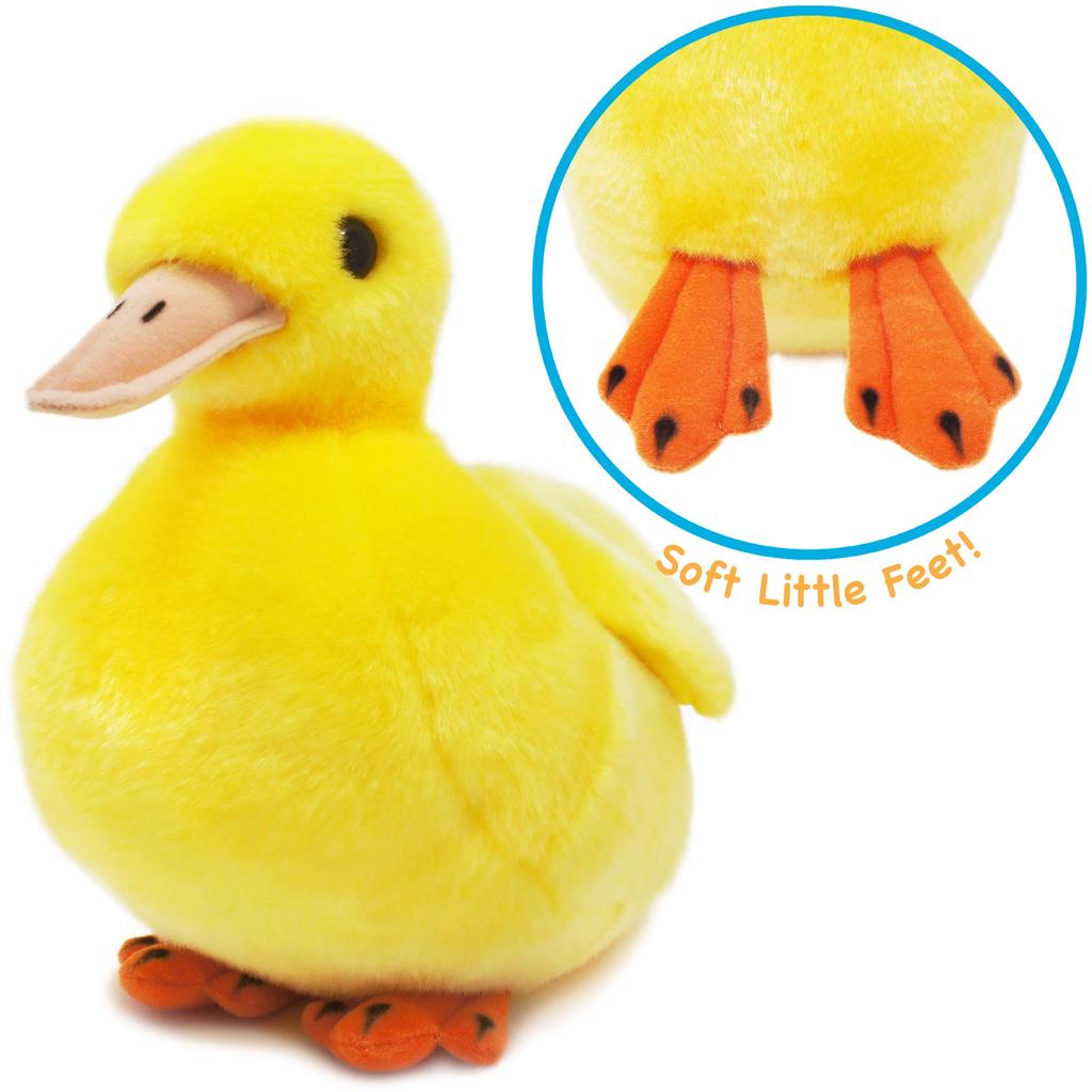 TigerTaleToys Duck Plush Toy, 30cm, Large, Cute, Soft, and Fluffy Pet Duckling [Official Japanese Product]