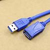 Удлинительный кабель USB3.0 с поддержкой передачи данных со скоростью 5 Гбит/с, удлинительный кабель с разъемами «папа-мама», линия передачи данных, синий/черный