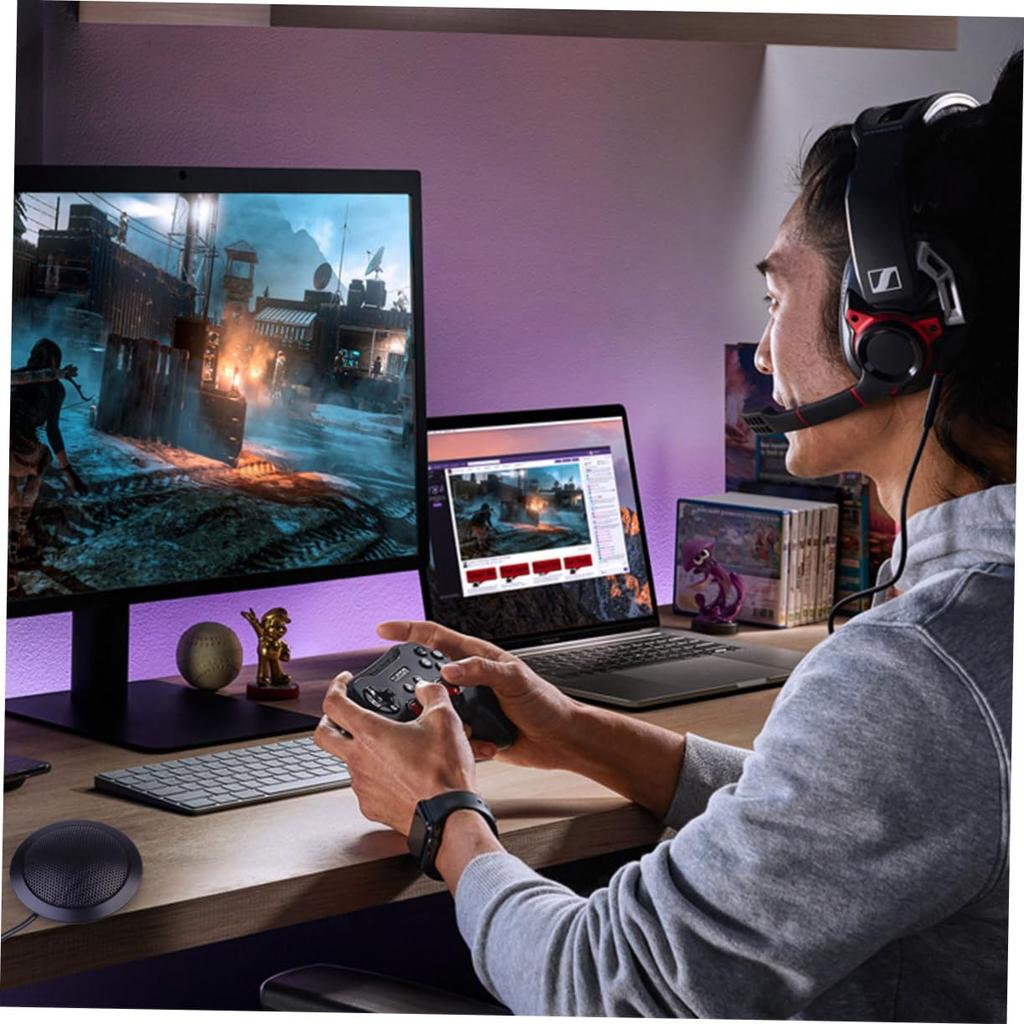 VICASKY Коллекция звуков для ПК Всенаправленный Компьютерный Расширяемый Настольный для Онлайн-звонков Видео Голос Веб-поиска Микрофон, 3,5 мм Микрофон, 360°