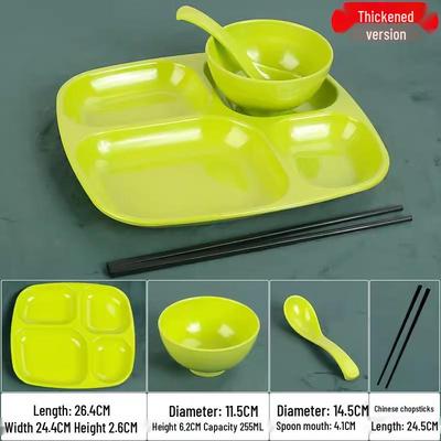 Меламиновый поднос для ланча с разделителями формата А5