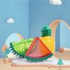 Игрушка для чистки зубов и жевания для домашних животных, форма фрукта, безопасная, гибкая, для собак, безопасный силикон, устойчивая к жеванию