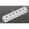 1/8" 1/4" 1/2" BSP Внутренняя резьба 2 3 4 5 6-ходовой 4-8 портов Сплошной алюминиевый коллекторный блок-распределитель Пневматический фитинг Компрессор воздуха
