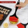 Pieces Extra Large Silicone Basting Brush, 10cm Width Silicone Kitchen Brush, Pastry Brush, Heat Resistant Oil Brush For Cooking, Grilling (red)