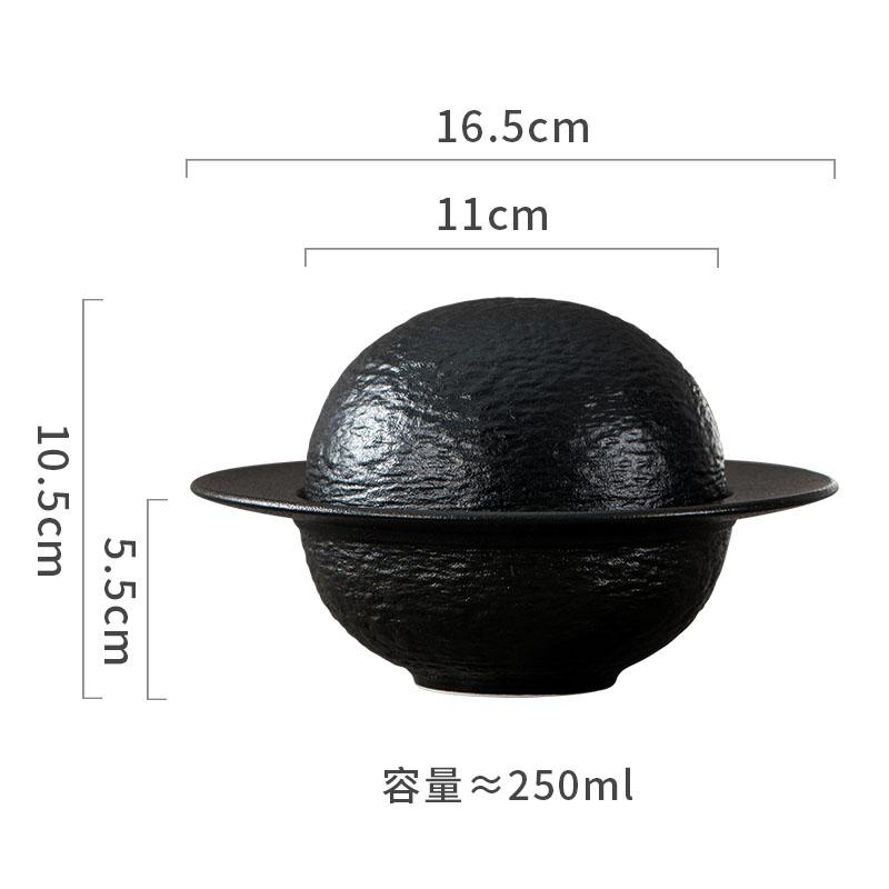 Керамическая миска с однотонной текстурой и крышкой, десертная миска, миска для густого супа, миски для вареных яиц, креативная посуда для ресторана